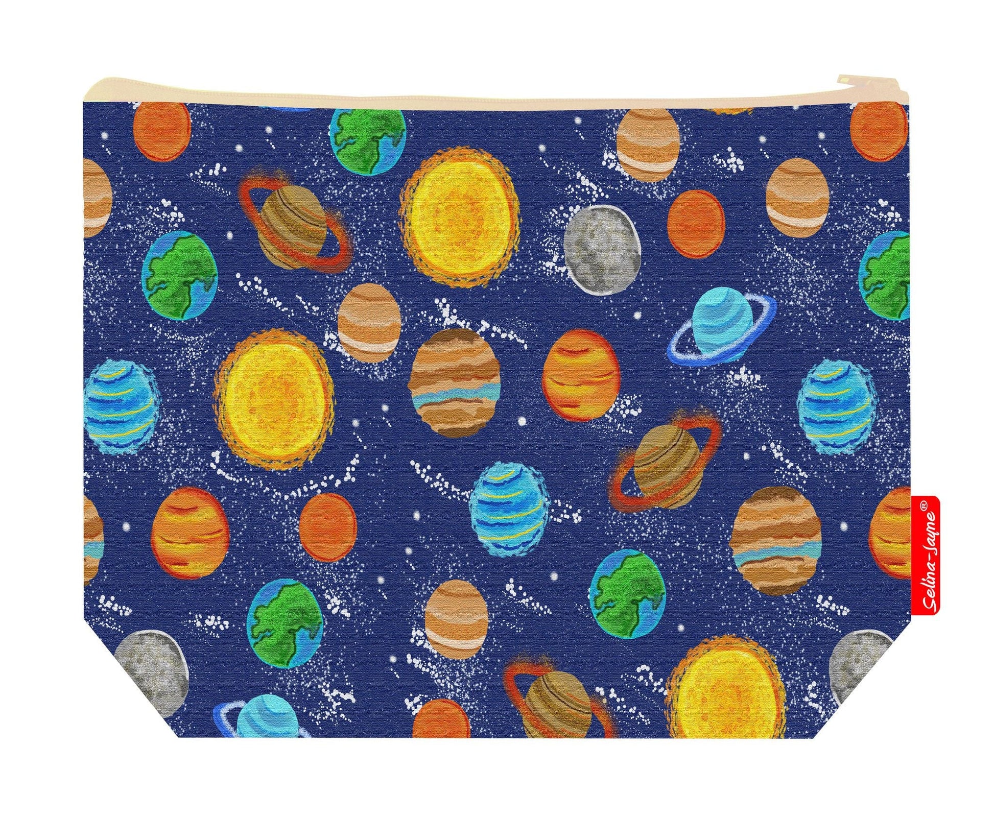 Premium space-themed wash bag perfect for astronomy lovers and travel enthusiasts