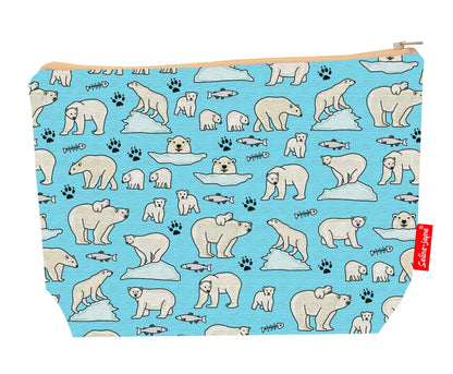 Premium wildlife-themed wash bag perfect for animal lovers and Arctic enthusiasts