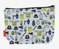 Police toiletry bag showing professional law enforcement design with washable lining and coordinated zip