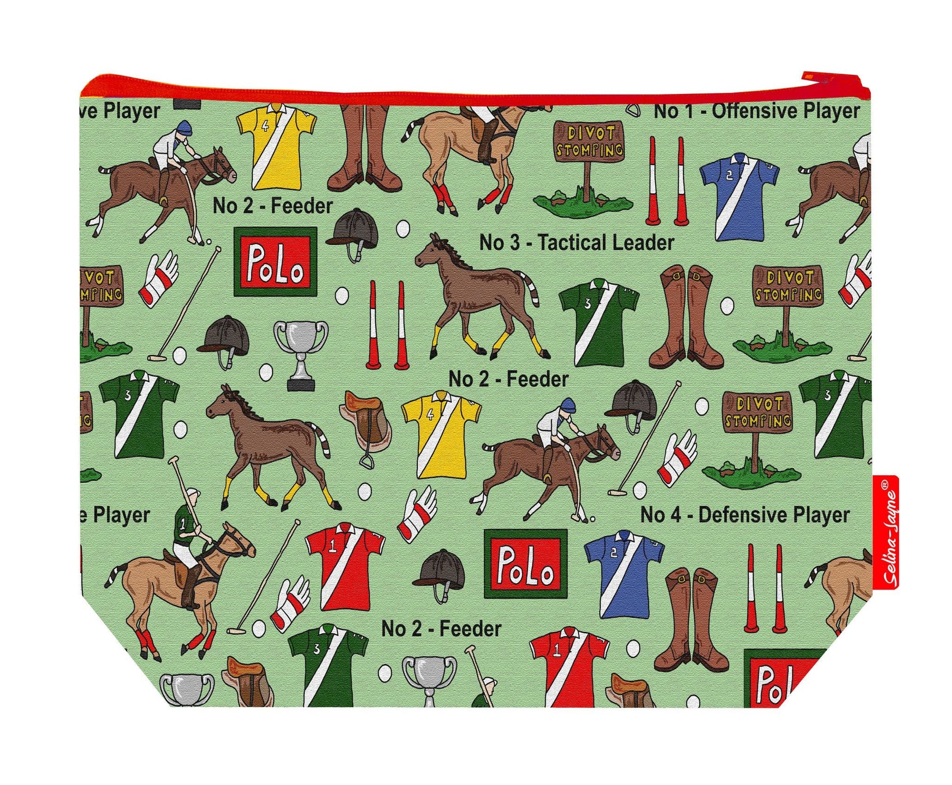 Premium equestrian-themed wash bag perfect for polo players and horse riding enthusiasts