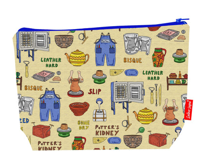 Premium pottery artist wash bag perfect for potters, ceramicists and ceramic art enthusiasts