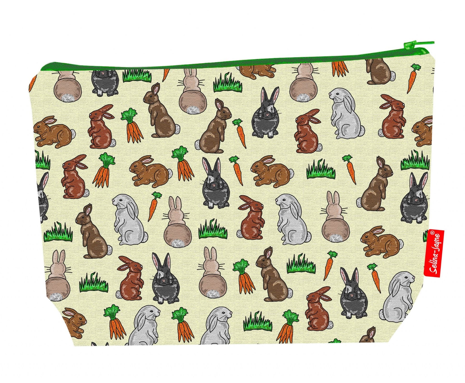 Premium bunny lover wash bag perfect for rabbit owners and pet enthusiasts