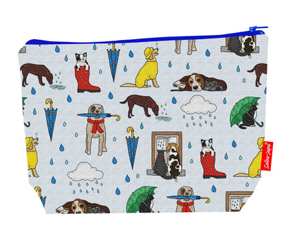 Premium pet lover wash bag perfect for cat and dog enthusiasts with whimsical design