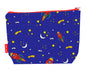 Rockets toiletry bag with vibrant HD print and washable lining by Selina-Jayne Designs