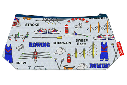Rowing cosmetic bag by Selina-Jayne featuring vibrant rower design with HD print on durable polyester fabric
