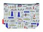 Rowing toiletry bag with vibrant HD print and washable lining by Selina-Jayne Designs