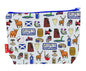 Scotland toiletry bag with vibrant HD print and washable lining by Selina-Jayne Designs
