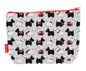 Scotty dogs toiletry bag with vibrant HD print and washable lining by Selina-Jayne Designs