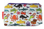 Sea World cosmetic bag by Selina-Jayne featuring vibrant ocean life design with HD print on durable polyester fabric
