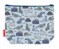 Seals toiletry bag with vibrant HD print and washable lining by Selina-Jayne Designs