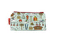 Skiing cosmetic bag by Selina-Jayne featuring vibrant skier design with HD print on durable polyester fabric