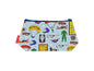 Skydiving cosmetic bag by Selina-Jayne featuring vibrant parachuting design with HD print on durable polyester fabric