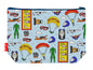 Skydiving toiletry bag featuring thrilling adventure sports design with vibrant HD print by Selina-Jayne Designs