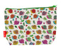 Snails toiletry bag featuring charming garden design with vibrant HD print by Selina-Jayne Designs
