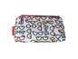 Spectacles cosmetic bag by Selina-Jayne featuring vibrant glasses lover design with HD print on durable polyester fabric