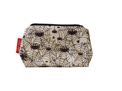 Spiders cosmetic bag by Selina-Jayne featuring vibrant arachnid lover design with HD print on durable polyester fabric
