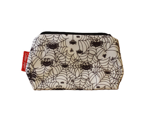 Spiders cosmetic bag by Selina-Jayne featuring vibrant arachnid lover design with HD print on durable polyester fabric