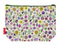 Spring Meadow toiletry bag featuring beautiful wildflower design with vibrant HD print by Selina-Jayne Designs