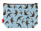 Swifts toiletry bag featuring graceful bird design with vibrant HD print by Selina-Jayne Designs