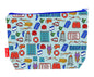 Swimming toiletry bag featuring dynamic aquatic design with vibrant HD print by Selina-Jayne Designs