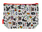 Tattooist toiletry bag featuring striking tattoo art design with vibrant HD print by Selina-Jayne Designs