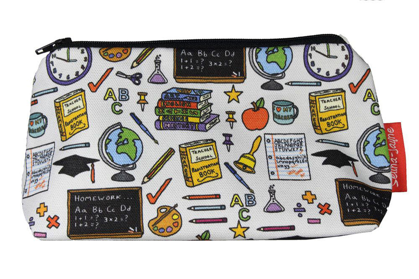 Teachers cosmetic bag by Selina-Jayne featuring educator teaching design with vibrant HD print on premium polyester fabric