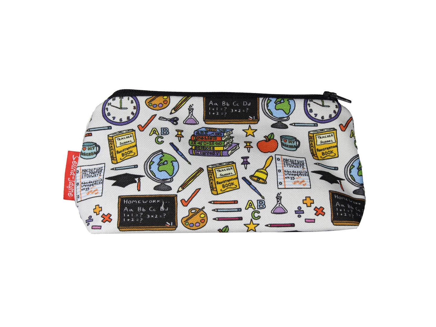 Teachers cosmetic bag by Selina-Jayne featuring educator teaching design with vibrant HD print on premium polyester fabric