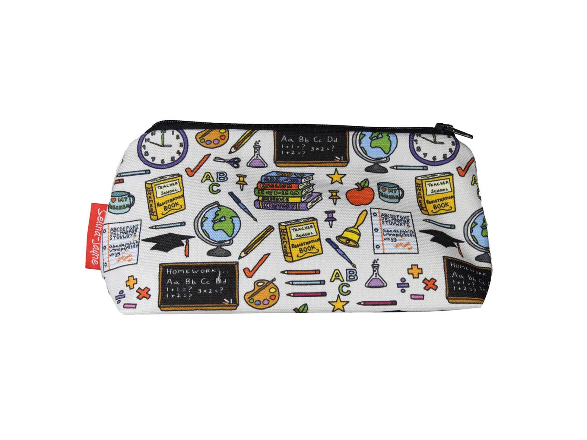 Teachers cosmetic bag by Selina-Jayne featuring educator teaching design with vibrant HD print on premium polyester fabric