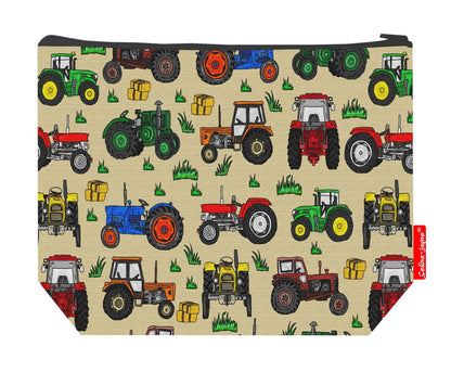 Premium farming wash bag with vibrant HD tractor design, perfect for travel and everyday use