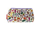 Tropical Flowers cosmetic bag by Selina-Jayne featuring exotic botanical floral design with vibrant HD print on premium polyester fabric
