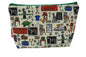 Premium vet professional wash bag with vibrant HD veterinary design, perfect for clinic and travel