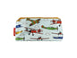 Vintage Airplanes cosmetic bag by Selina-Jayne featuring retro aviation aircraft design with vibrant HD print on premium polyester fabric