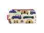 Vintage Cars cosmetic bag by Selina-Jayne featuring classic British motor designs on premium polyester with wipe-clean lining