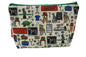 Toiletry Bag with veterinary-themed design on a white background