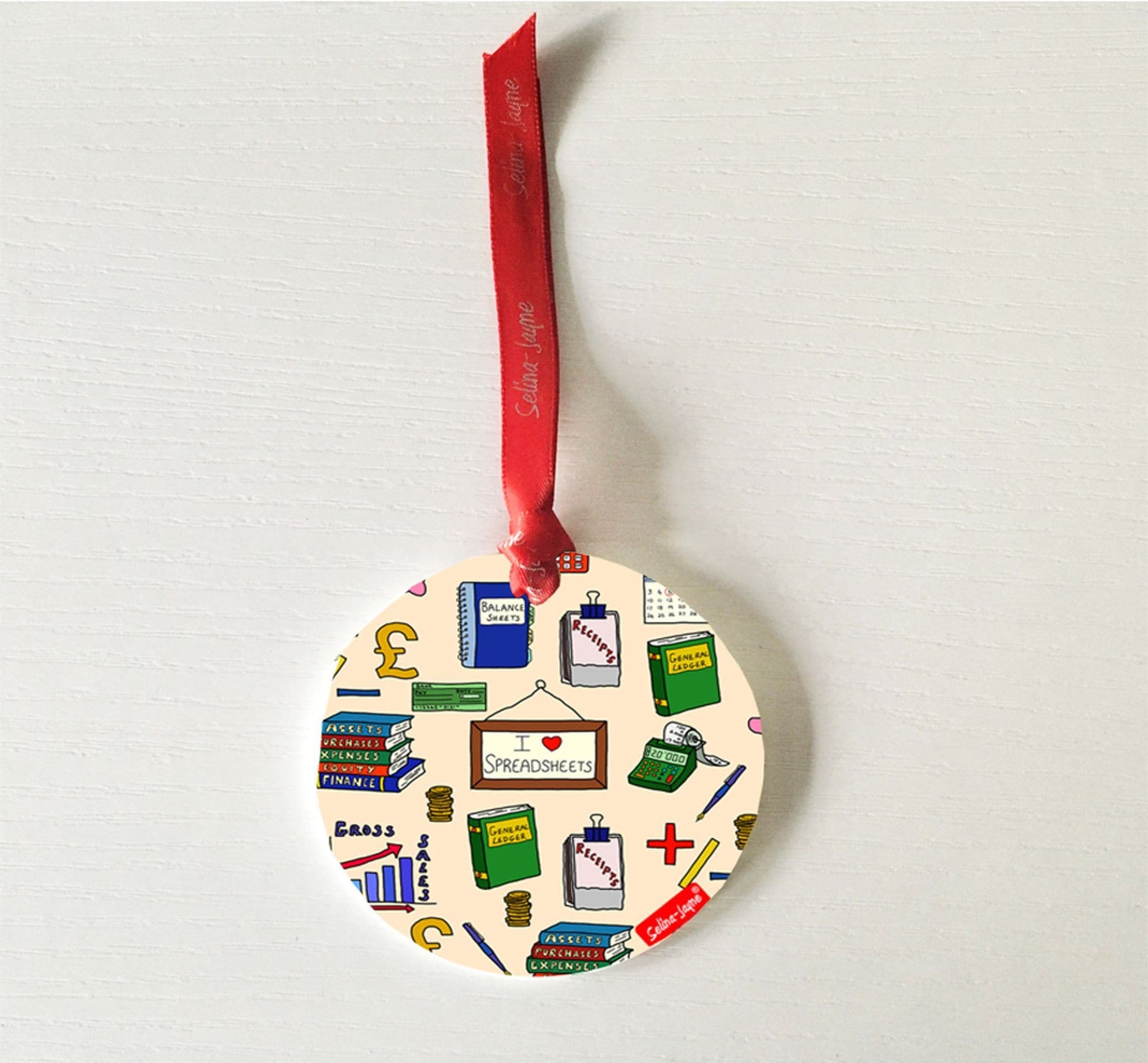 Accountants Hanging Decoration by Selina-Jayne