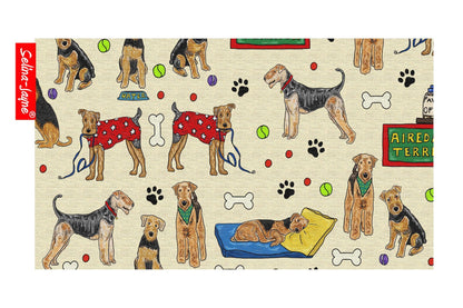 Airedale Terrier Dog Pencil Case by Selina-Jayne