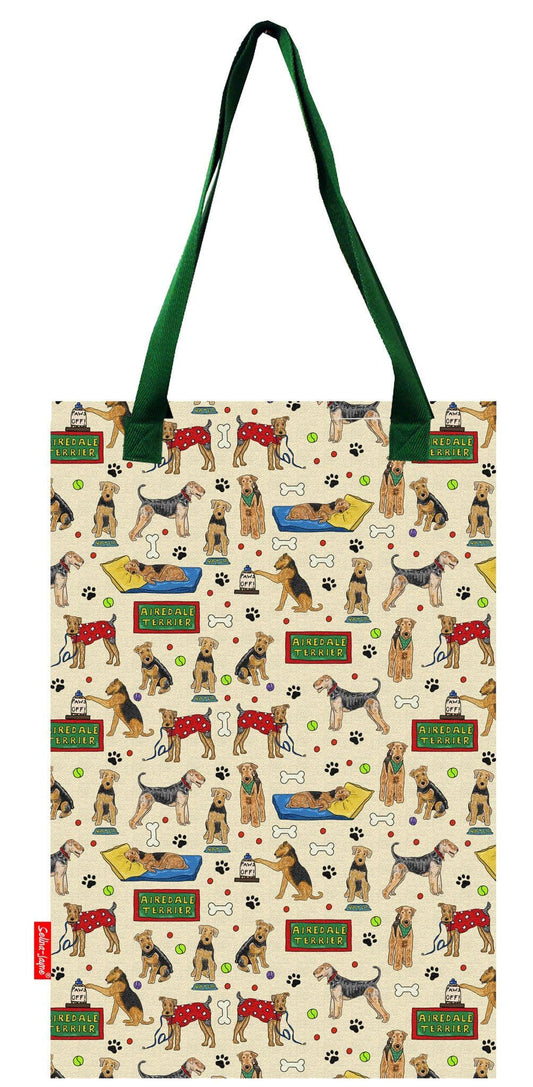 Airedale Terrier Dog Tote Bag by Selina-Jayne