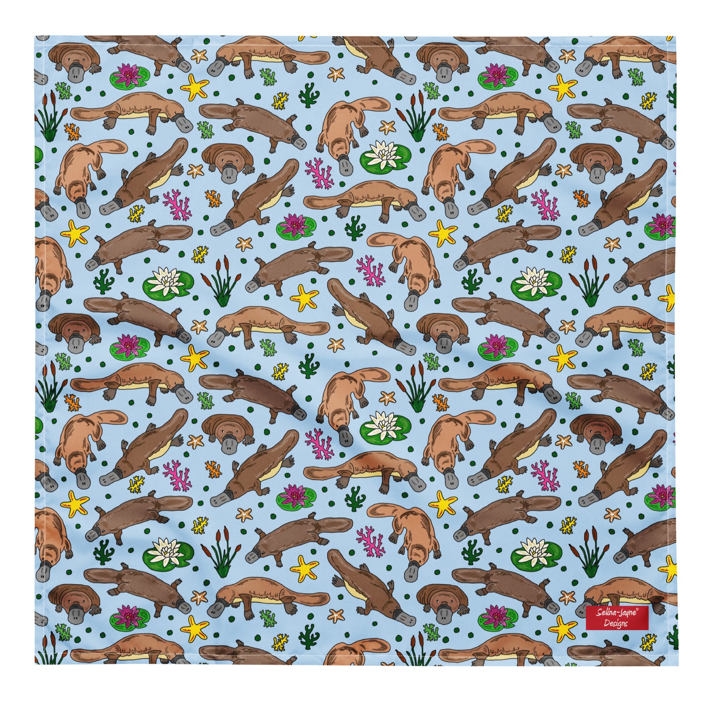 Duck Billed Platypus All-over Print Bandana by Selina-Jayne
