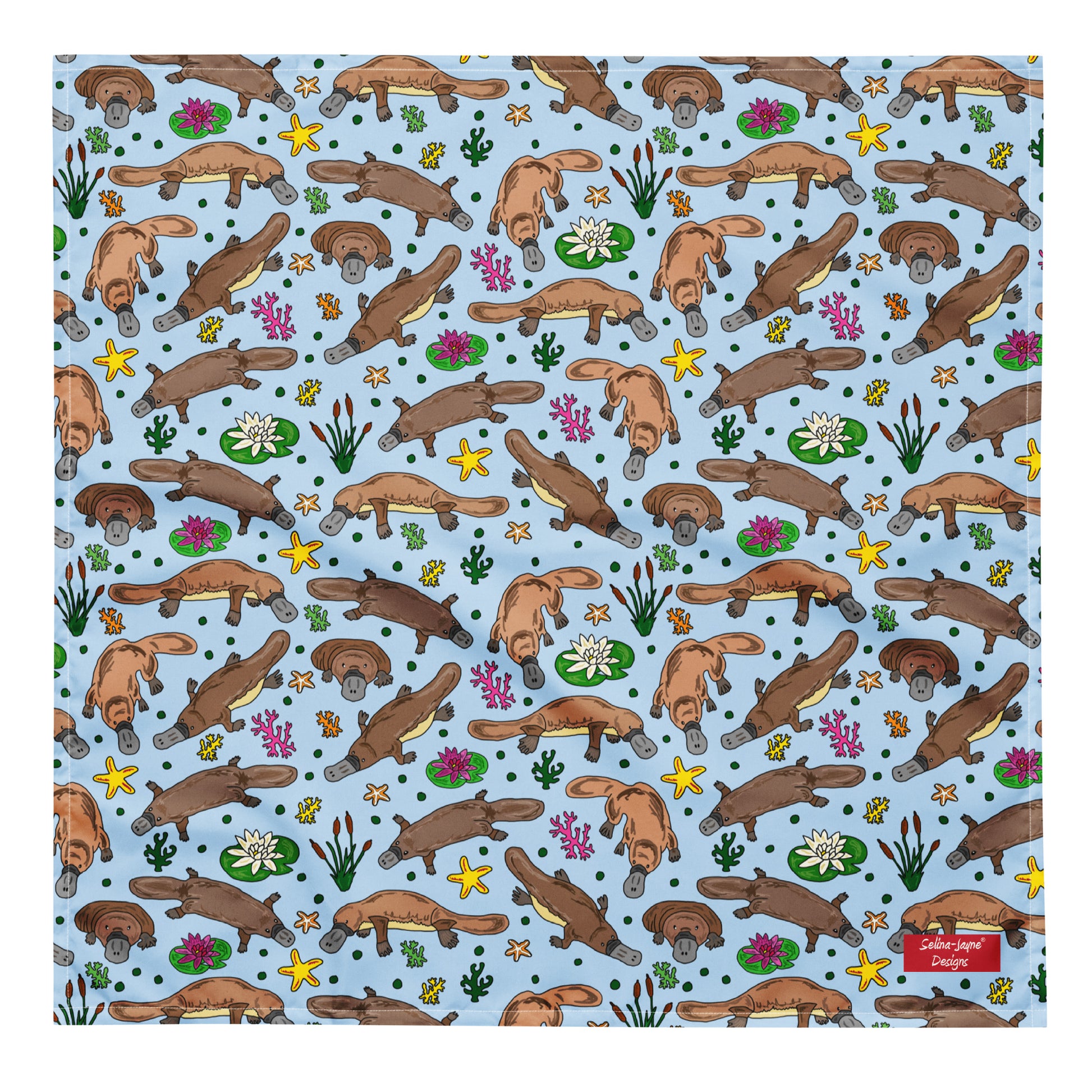 Duck Billed Platypus All-over Print Bandana by Selina-Jayne