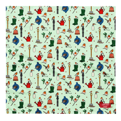 Robins All-over Print Bandana by Selina-Jayne