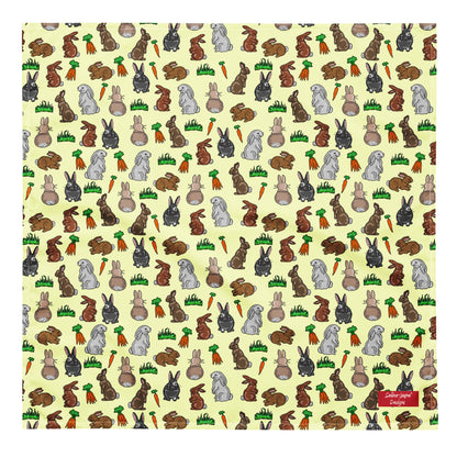 Rabbits All-over Print Bandana by Selina-Jayne