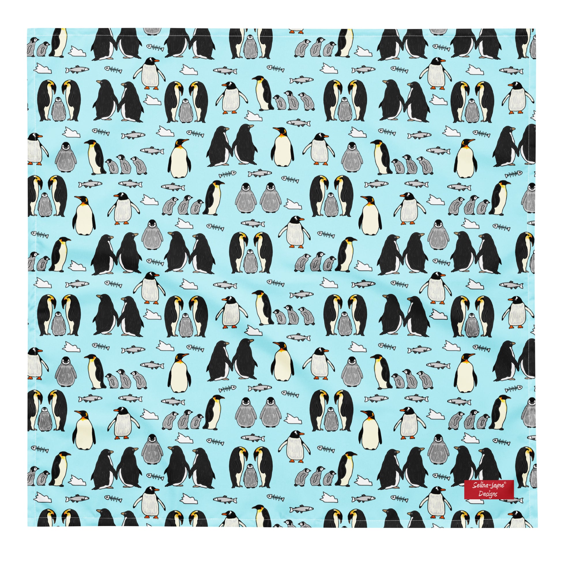 Penguins All-over Print Bandana by Selina-Jayne