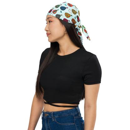 Hot Air Balloons All-over Print Bandana by Selina-Jayne