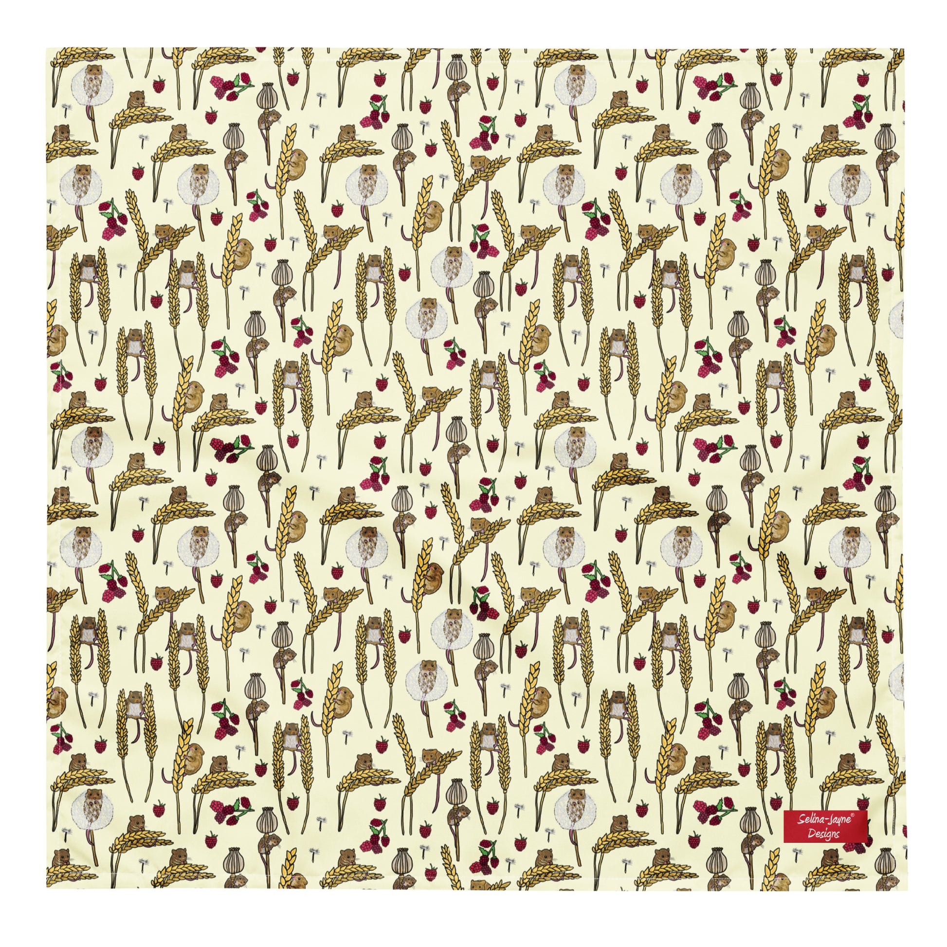 Dormouse All-over Print Bandana by Selina-Jayne