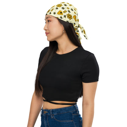 Bees All-over Print Bandana by Selina-Jayne