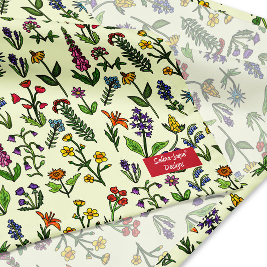 Wild Flowers All-over Print Bandana by Selina-Jayne