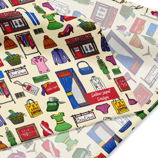 Shopaholic All-over Print Bandana by Selina-Jayne