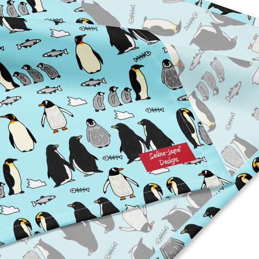 Penguins All-over Print Bandana by Selina-Jayne