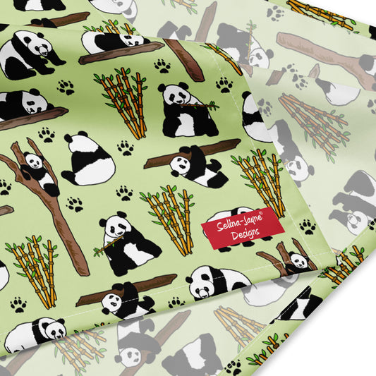 Panda Bear All-over Print Bandana by Selina-Jayne