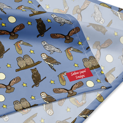 Owls All-over Print Bandana by Selina-Jayne